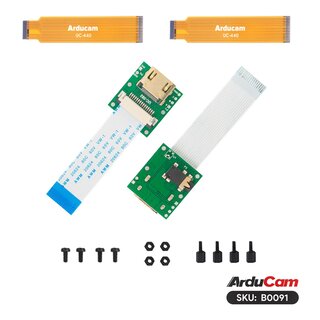 Arducam B0091 CSI to HDMI Cable Extension Module with 15pin 60mm FPC Cable for Raspberry Pi Camera Specific (Pack of 2)