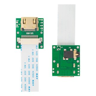 Arducam B0091 CSI to HDMI Cable Extension Module with 15pin 60mm FPC Cable for Raspberry Pi Camera Specific (Pack of 2