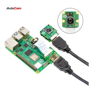 Arducam B0091 CSI to HDMI Cable Extension Module with 15pin 60mm FPC Cable for Raspberry Pi Camera Specific (Pack of 2)