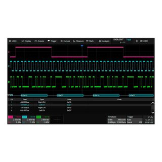 Siglent SDS5000X-I2S Decoding License