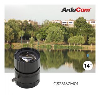 Arducam LK004 CS-Mount Lens Kit for Raspberry Pi HQ Camera (Type 1/2.3)