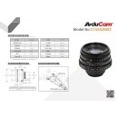 Arducam LN052 35mm F1.6 Mirrorless C-Mount Lens for Raspberry Pi HQ Camera