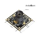 Arducam UB0212 2MP IMX323 Low Light Low Distortion USB Camera Module with Microphone