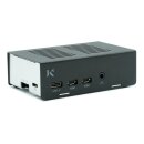 KKSB Raspberry Pi 4 Case Black/Silver