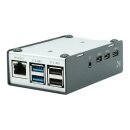 KKSB Raspberry Pi 4 Case Black/Silver