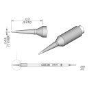 JBC C245-036 Soldering Tip Ø0.5 mm Conical Straight