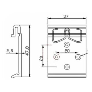 KKSB DIN Rail Clip