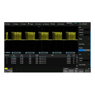 Siglent SDS2000HD-CANFD Trigger/Decoding License