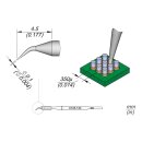 JBC C105-124 Soldering Tip Ø 0.1 mm Conical Bent