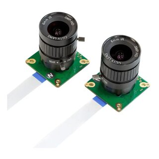 Arducam B0265N 12MP*2 Synchronized Stereo Camera Bundle Kit for Nvidia Jetson Nano and Xavier NX