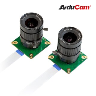 Arducam B0265R 12MP*2 Synchronized Stereo Camera Bundle Kit for Raspberry Pi