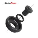 Arducam B0269 140 Degree M12 Lens Bundle for Raspberry Pi...