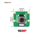 Arducam B0388 16MP Autofocus Quad-Camera Kit for...