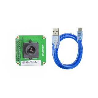 Arducam EK015 1.3MP USB Camera Evaluation Kit - HD CMOS MT9M001 1/2-Inch Monochrome Camera Module with Parallel Camera Adapter Board and USB2 Camera Shield (Rev.E)