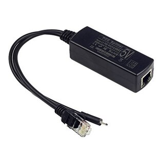 UCTRONICS U5159 IEEE 802.3af Micro USB Active PoE Splitter Power Over Ethernet 48V to 5V 2.4A for Tablets