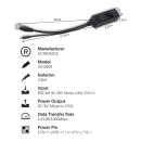 UCTRONICS U515902 PoE Splitter Gigabit 5V - Micro USB Power and Ethernet to Raspberry Pi 3B+