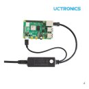 UCTRONICS U6115 PoE Splitter USB-C 5V - Active PoE to Micro USB Adapter