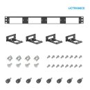 UCTRONICS U6195 Front Removable Raspberry Pi 1U Rack Mount