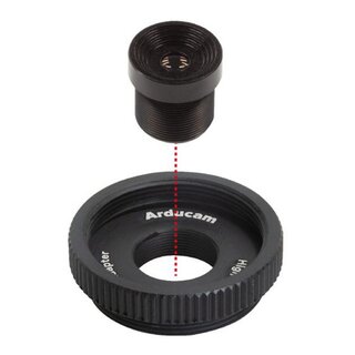 Arducam LN077 1/1.8 4K 12mm Low Distortion M12 Lens for OS08A10,OS08A20 and more image sensors with large optical format