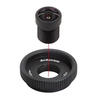 Arducam LN080 1/1.8 4K 3.93mm Wide Angle M12 Lens for OS08A10,OS08A20 and more image sensors with large optical format