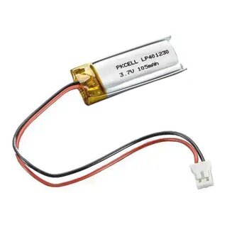 PKCell LP401230 LiPo 105 mAh, PH Connector