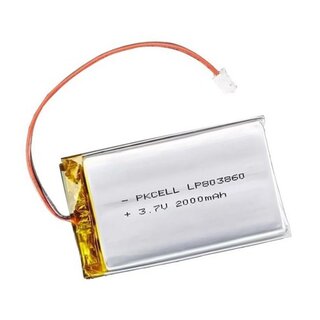 PKCell LP803860 LiPo 2000 mAh, PH Connector