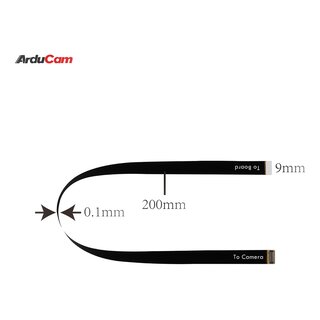 Arducam B0439 200mm Sensor Extension Cable for Raspberry Pi Camera Module V2/V3,  Support Working on Raspberry Pi and NVIDIA Jetson Nano