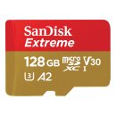 SanDisk SDSQXAA-128G-GN6MA Extreme microSD Speicherkarte...