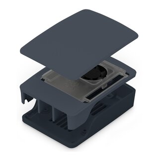 Offizielles Raspberry Pi 5 Gehuse schwarz/grau