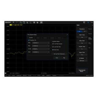 Siglent SNA5000-TDA Time Domain Analysis License