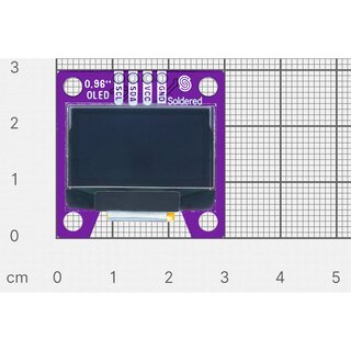 Soldered 333099 Bildschirm OLED I2C Wei 0.96 SSD1306