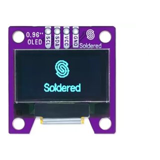 Soldered 333100 Display OLED I2C Blue 0.96 SSD1306