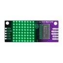 Soldered 333148 8x8 LED matrix Green MAX7219 board