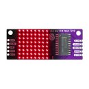 Soldered 333149 8x8 LED matrix Red MAX7219 board