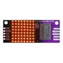 Soldered 333152 8x8 LED matrix Orange MAX7219 board