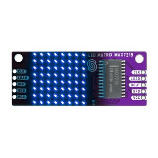 Soldered 333153 8x8 LED Matrix blau MAX7219