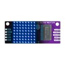 Soldered 333153 8x8 LED matrix Blue MAX7219 board