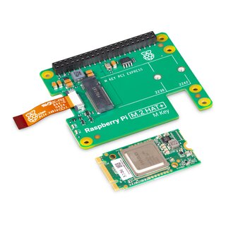 Offizielles Raspberry Pi AI Kit mit Hailo 8L TPU fr Pi 5