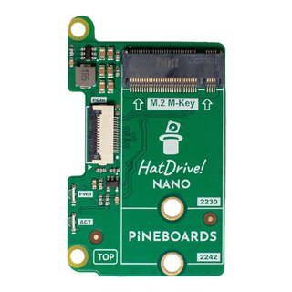 Pineboards TM1SXS HatDrive! Nano NVMe HAT fr Raspberry Pi 5