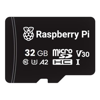 Offizielle Raspberry Pi microSD Speicherkarte 32 GB (Bulk)